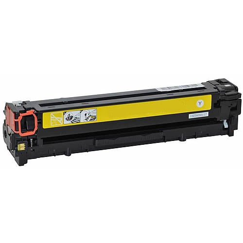 Compatible HP CB542A CE322A CF212A Yellow Printer Laser Toner Cartridge (HP 125 128 131) - Toner King