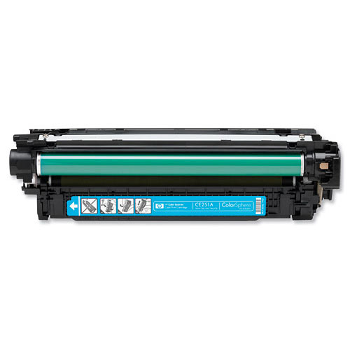 Compatible HP CE251A 504A Cyan Printer Laser Toner Cartridge - Toner King