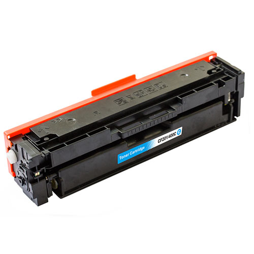 Compatible HP CF401X 201X Cyan Printer Laser Toner Cartridge High Yield - Toner King