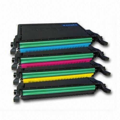 Compatible Samsung CLP-660B Printer Laser Toner Cartridge Set of 4 (Black Cyan Yellow Magenta)