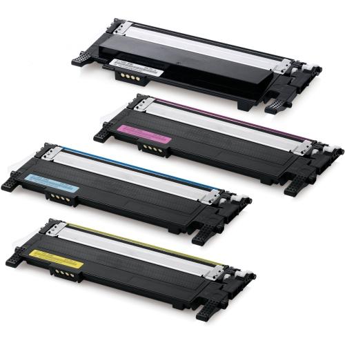 Compatible Samsung CLT-406 Printer Laser Toner Cartridge Set of 4 (Black Cyan Yellow Magenta)