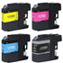 Compatible Brother LC-103 LC103 Printer Ink Cartridge Set of 4 (Black, Cyan, Magenta, Yellow)