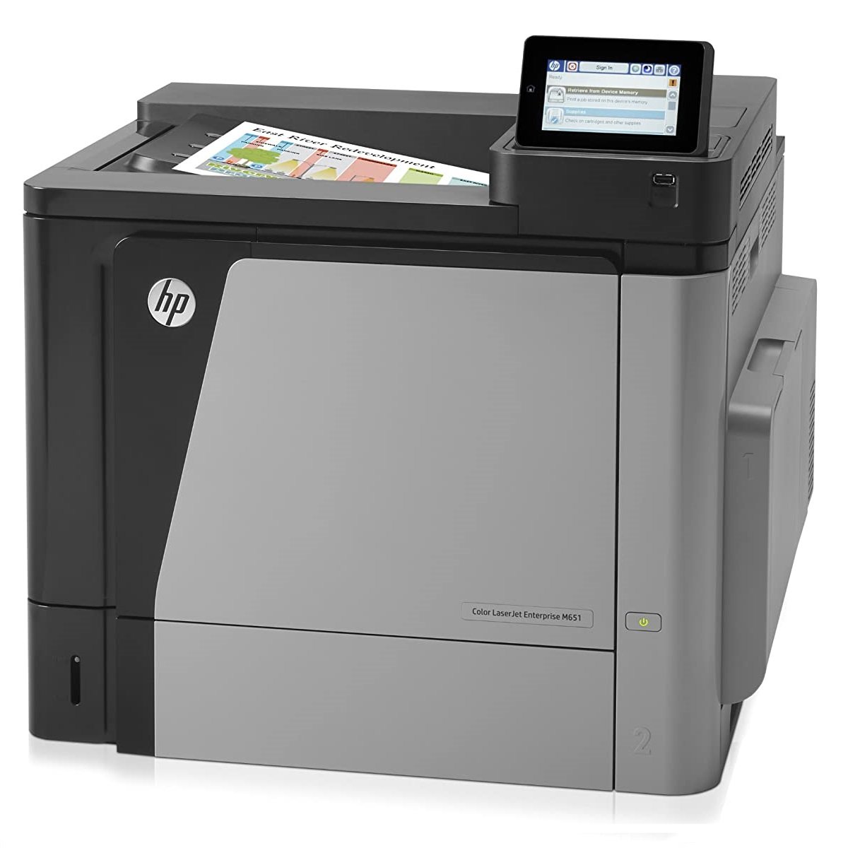 HP LaserJet Enterprise M651 Color Laser Office Printer (CZ256A) Duplex, Network, Fast & very economical For Office Use