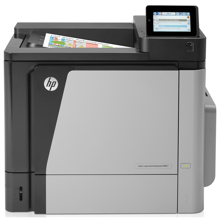 HP LaserJet Enterprise M651 Color Laser Office Printer (CZ256A) Duplex, Network, Fast & very economical For Office Use