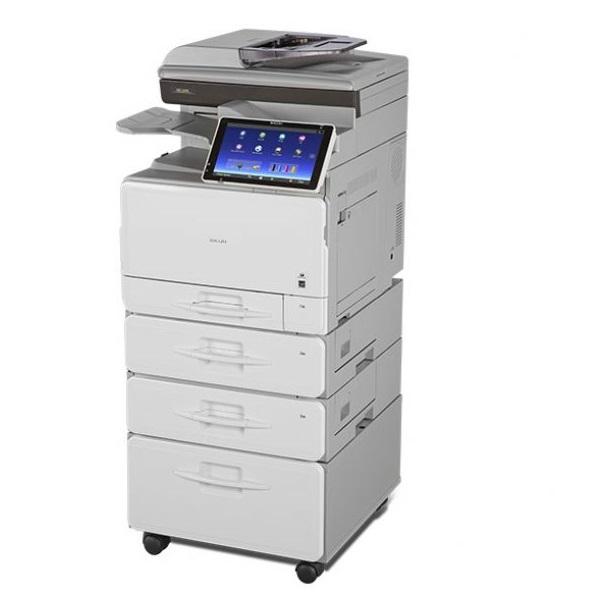 Absolute Toner Ricoh MP C306 Color Laser Multifunction Printer Copier Scanner With Large LCD Touch Screen For Office - $35.95/Month Showroom Color Copiers