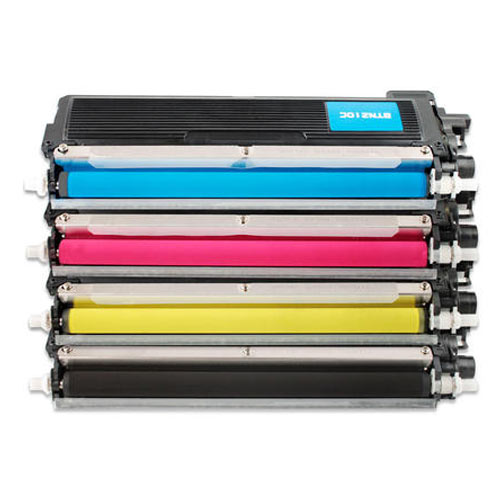 Compatible Brother TN-210 TN210 Printer Laser Toner Cartridge Set of 4 (Black, Cyan, Magenta, Yellow)