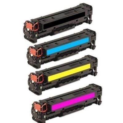 Compatible HP 201X High Yield Printer Laser Toner Cartridge Set of 4 (CF400X CF401X CF402X CF403X)